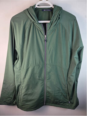 Cutter & Buck Green XXL Stretch Windbreaker Pre-Owned